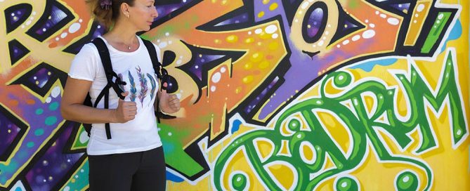 bodrum turcja wycieczki wakacje graffiti