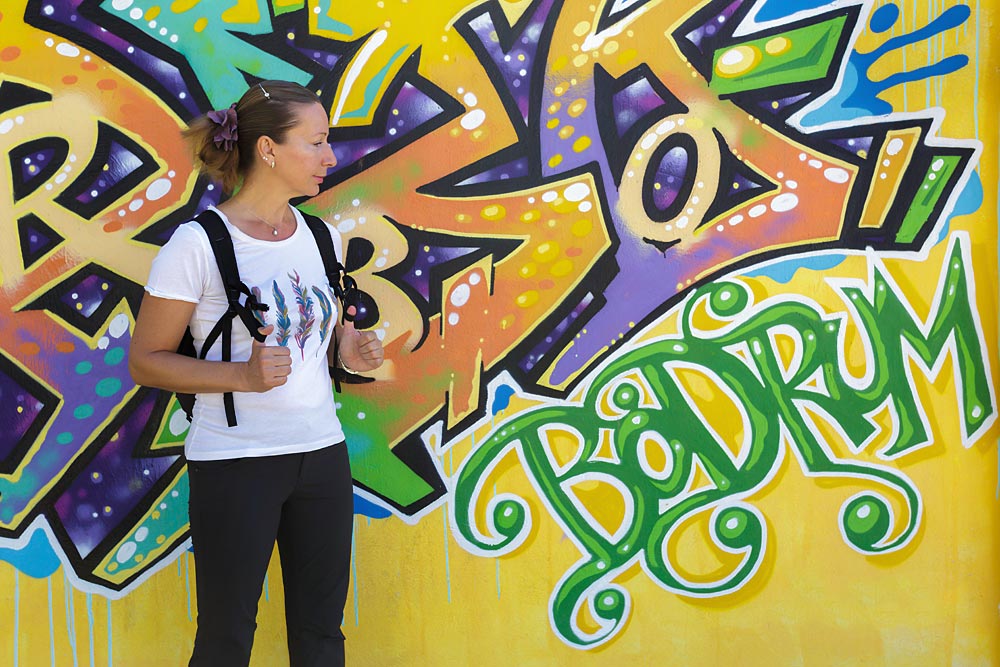 bodrum turcja wycieczki wakacje graffiti