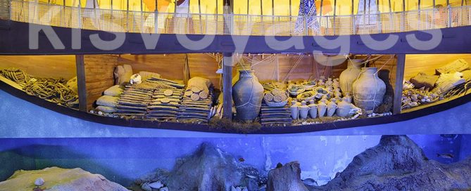 wrak statku Uluburun w zamku Bodrum